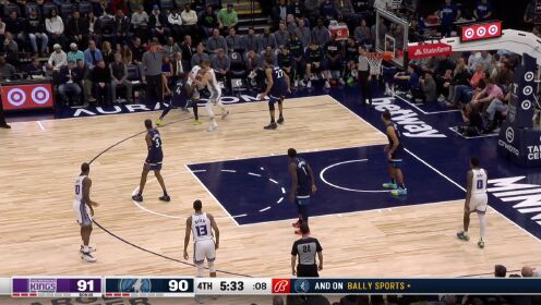 《NBA全场集锦》【原声】国王118-111森林狼 爱德华兹33+8+5国王加时力克森林狼