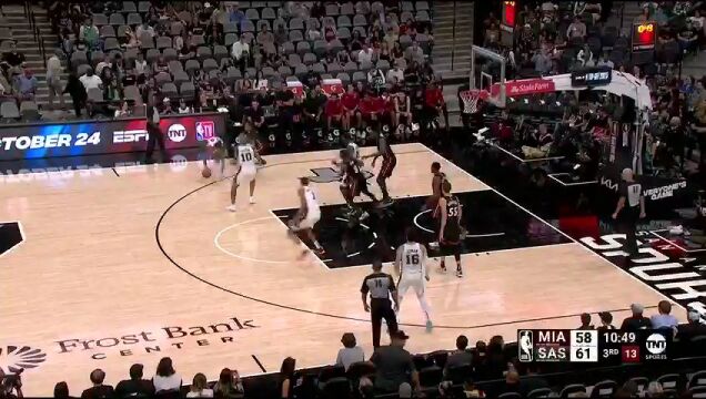 热火vs马刺第三节中文解说回放