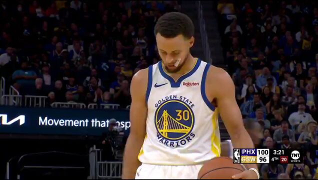 NBA揭幕战：太阳vs勇士第4节英文原声回放