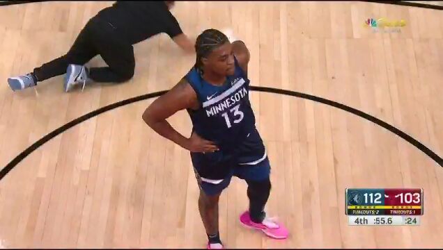 NBA季前赛：森林狼vs公牛第4节英文原声回放