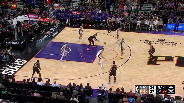 马刺vs太阳五佳球 KD与文班亚马上演扣篮对飚好戏