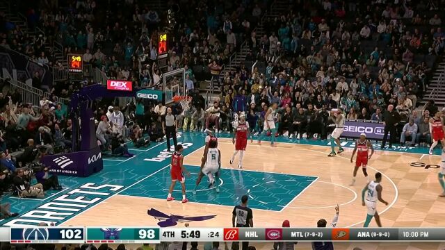 鲍尔vs奇才集锦 狂砍34+13直塞妙传惊艳全场