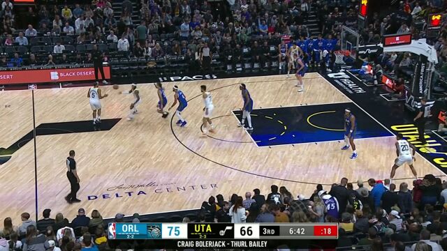 篮下一柱擎天！尤尔特塞文篮下一跃而起接塔克妙传空接暴扣轻取2分