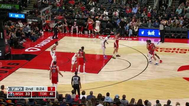 奇才98-134猛龙 普尔状态不佳 猛龙36分血虐奇才
