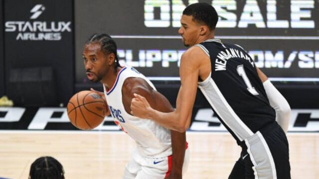 马刺83-123快船 文班亚马仅11+5卡椒组合三节打卡合砍40分