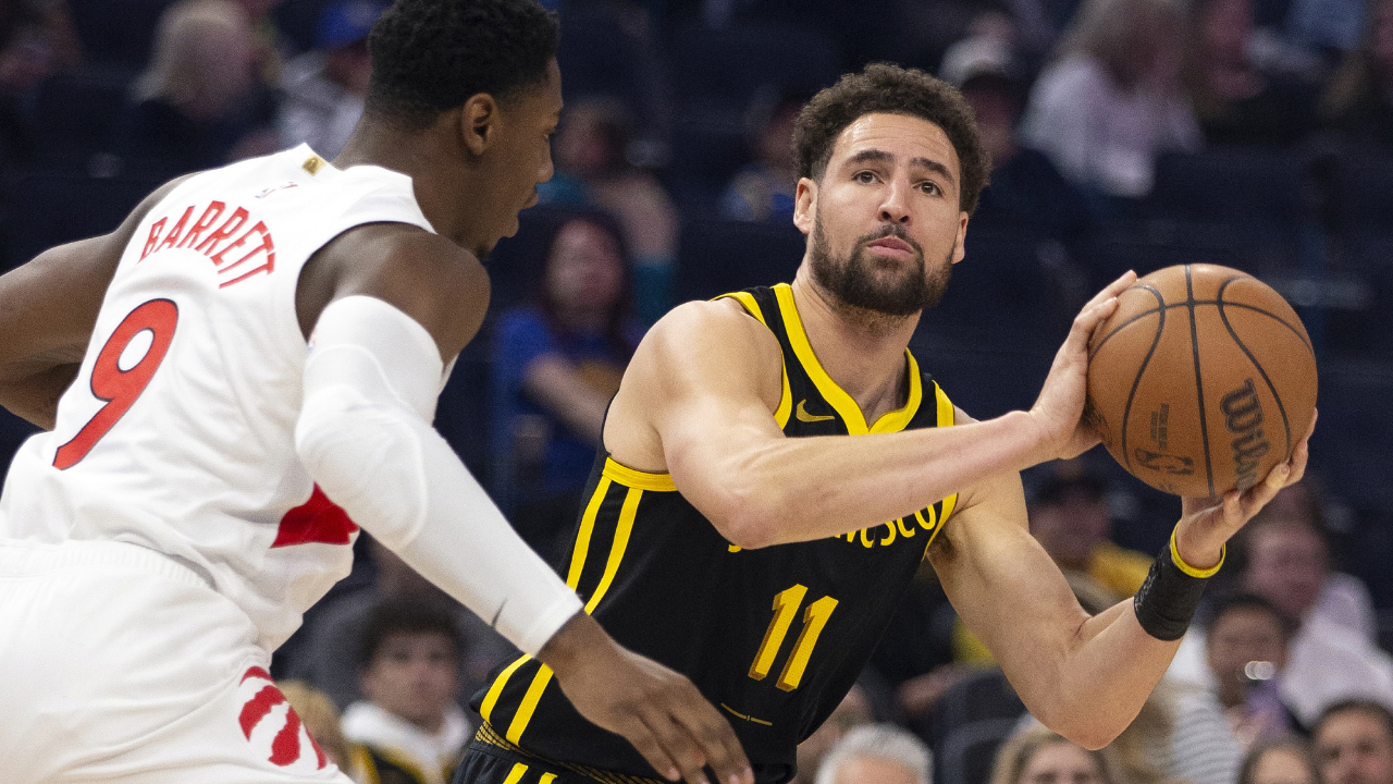 【球星】汤普森vs猛龙集锦 三分球7中5得到25分遗憾败北