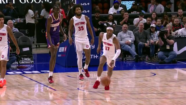 节奏拿捏的死死的！乌穆德精彩妙传助飞杰登-艾维一飞冲天单手暴扣