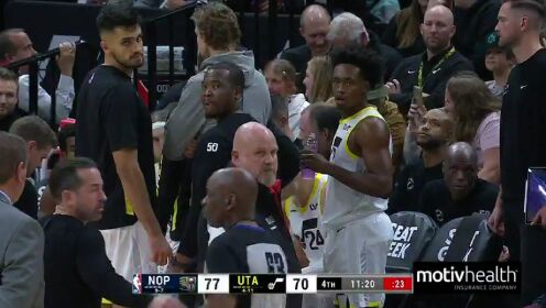 《NBA全场集锦》【回放】鹈鹕vs爵士第4节英文原声回放