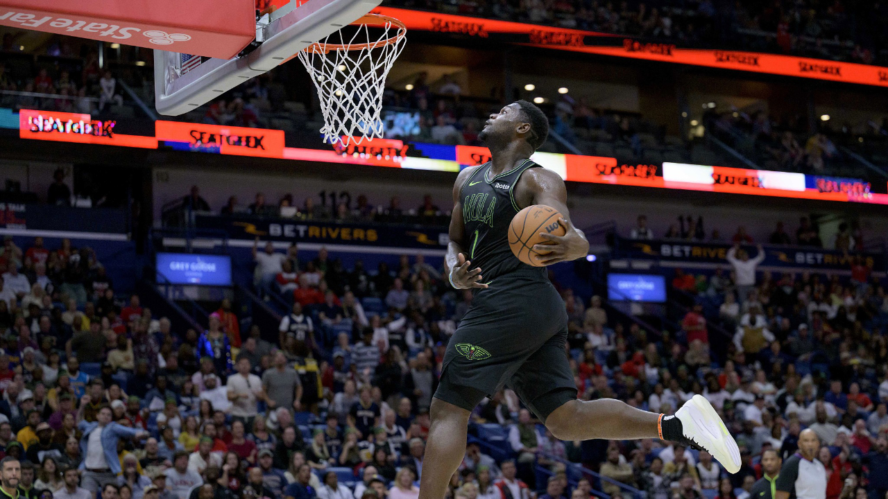 5日nba十佳球 锡安上演原地大风车扣篮 爱德华兹一步登天炸裂