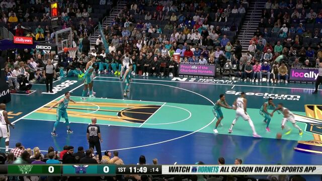 比斯利vs黄蜂集锦 全场20分轰入6记三分打破防线