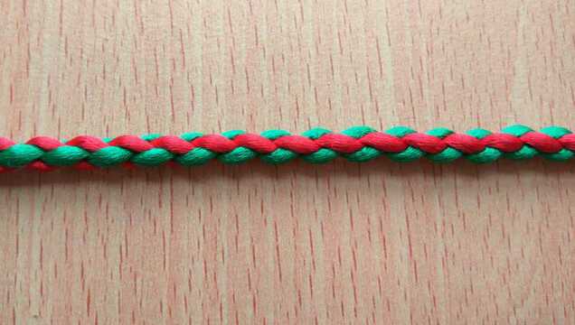 中国结入门基础圆形四股辫