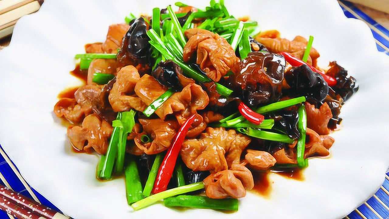 家常小炒:爆炒肥肠,简单易学又好吃!_腾讯视频