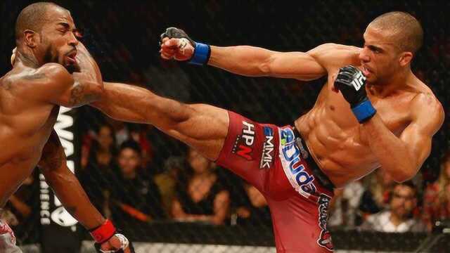 ufc巴西腿王巴博萨ko时刻一脚直接踢晕失去意识