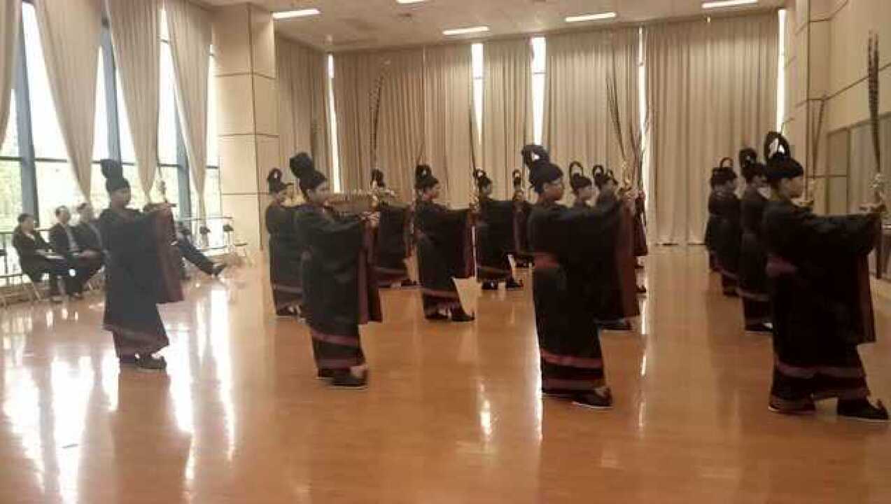 福清市立达孔学会周礼佾舞_腾讯视频