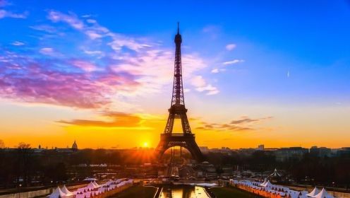 法国的瞭望台！站在埃菲尔铁塔上俯瞰巴黎实在太美了！