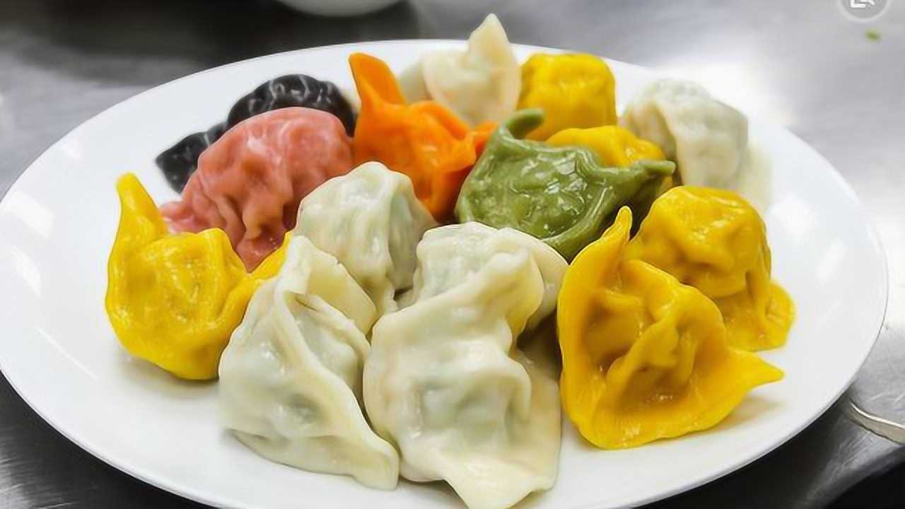 舌尖上的中国:五颜六色的复杂饺子,130种馅,过年就包它