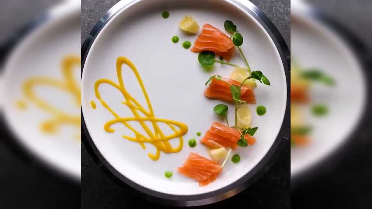 各种食物的摆盘艺术太精致了