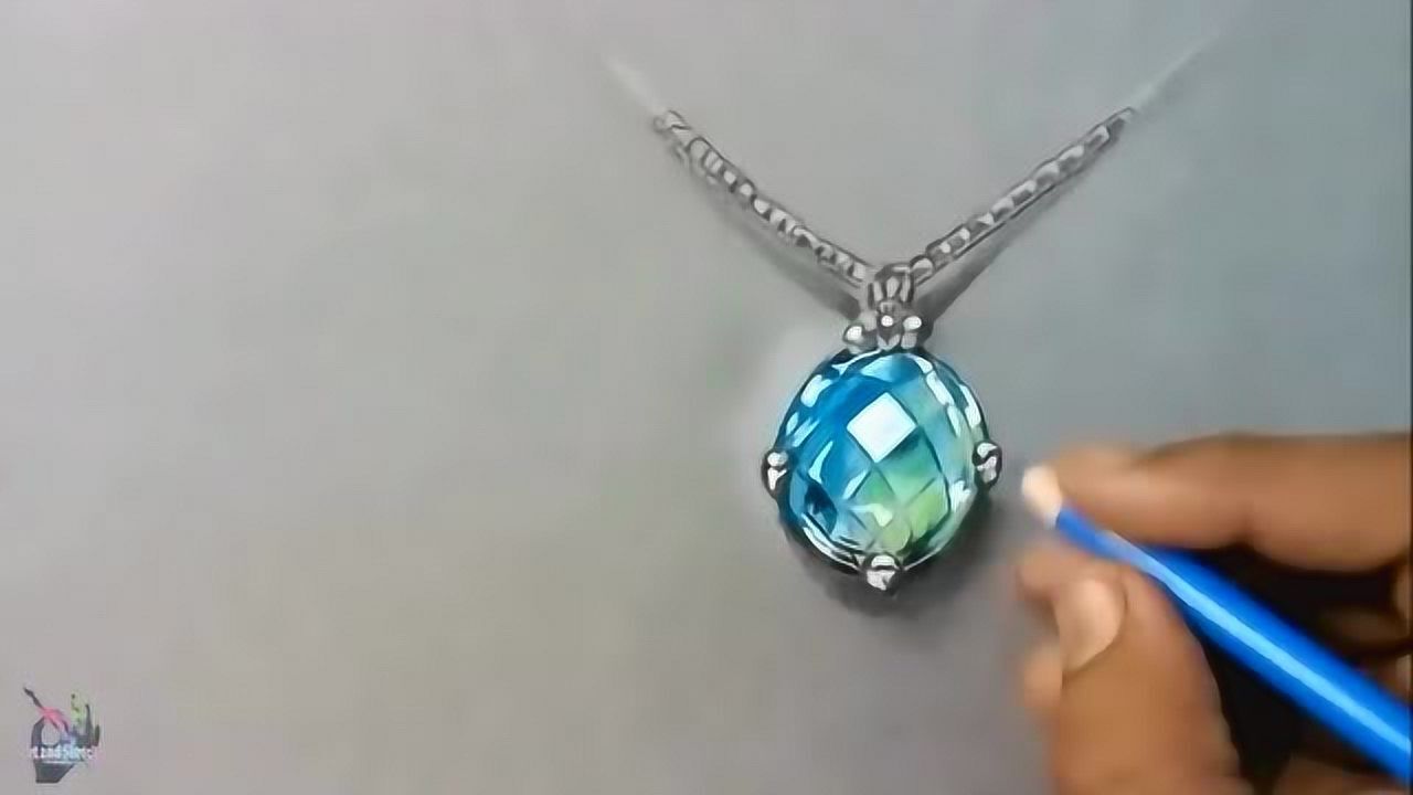 艺术大师教你用铅笔画出宝石质感