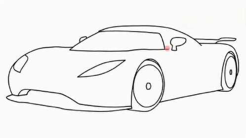 跟着一起做 教你画辆科尼赛克