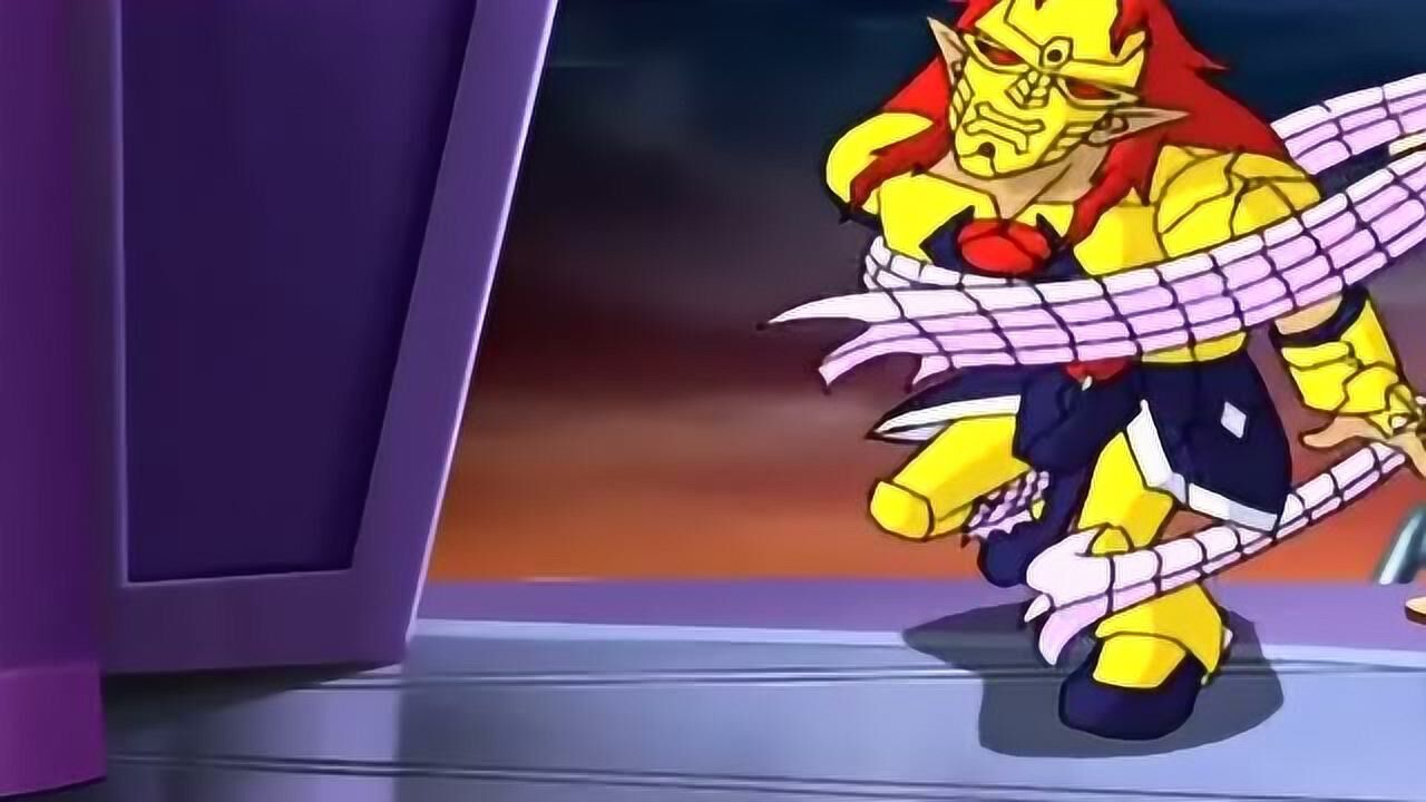 《神兵小将》蜘蛛王变身蛛风,天地盟主被蜘蛛丝黏住中毒身亡_高清1080