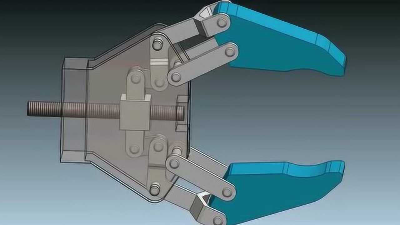 solidworks设计的机器人抓手,内部结构非常直观