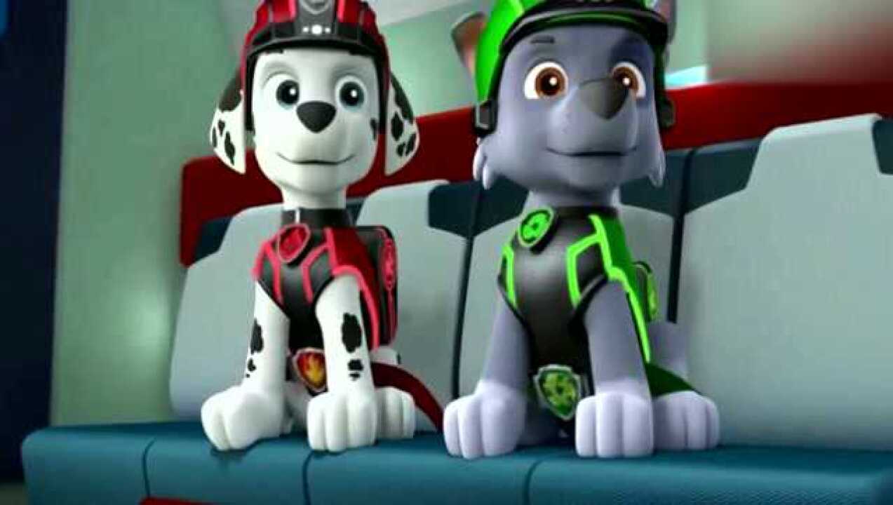 汪汪队立大功:狗狗们坐海底火车直接出发去找阿奇!