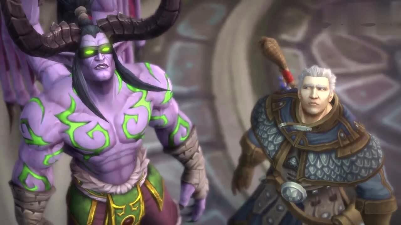 萨格拉斯之墓boss基尔加丹伊利丹怎么把这玩意传过来了