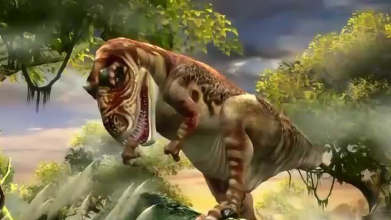 恐龙世界总动员 小巧的新猎龙 面对鲨齿龙只能使用计策了