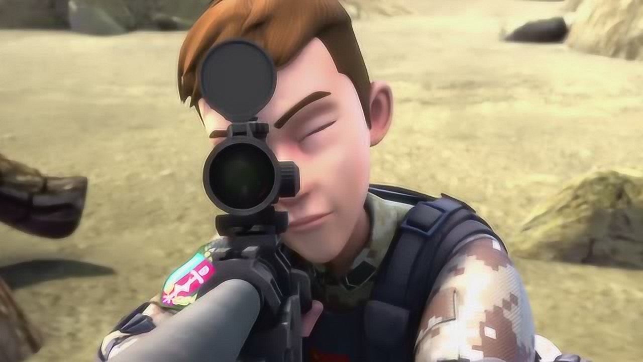 《聪明的顺溜》好大一只老鹰啊,尚誉你拿把枪是想打老鹰吗?