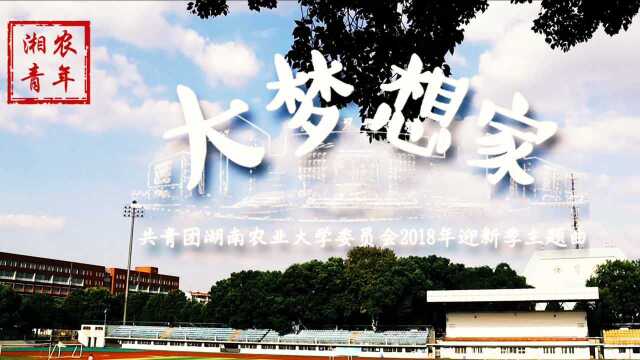 《大梦想家》——共青团湖南农业大学委员会2018年迎新季主题曲