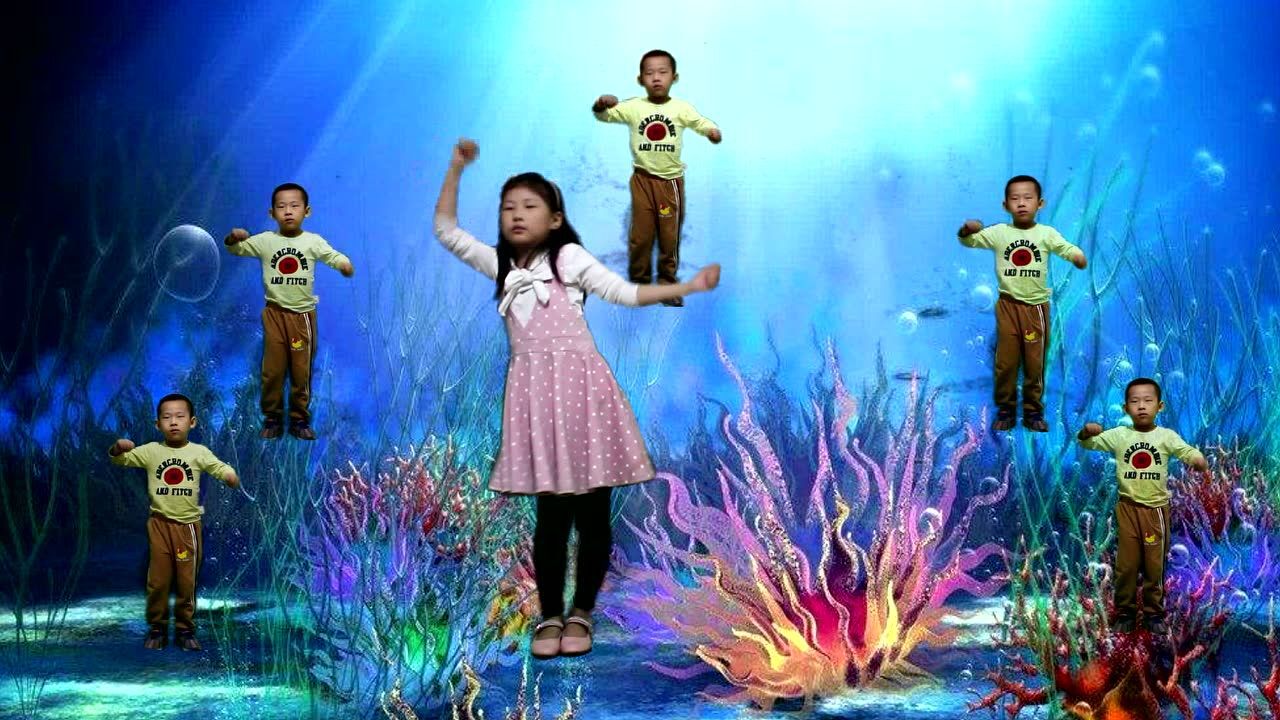 天天练武功儿童舞蹈海草舞