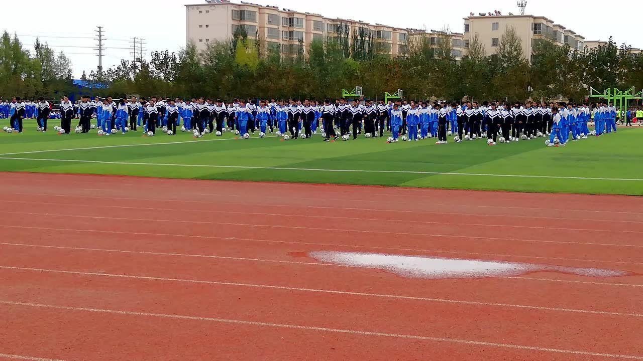 靖远四中运动会9