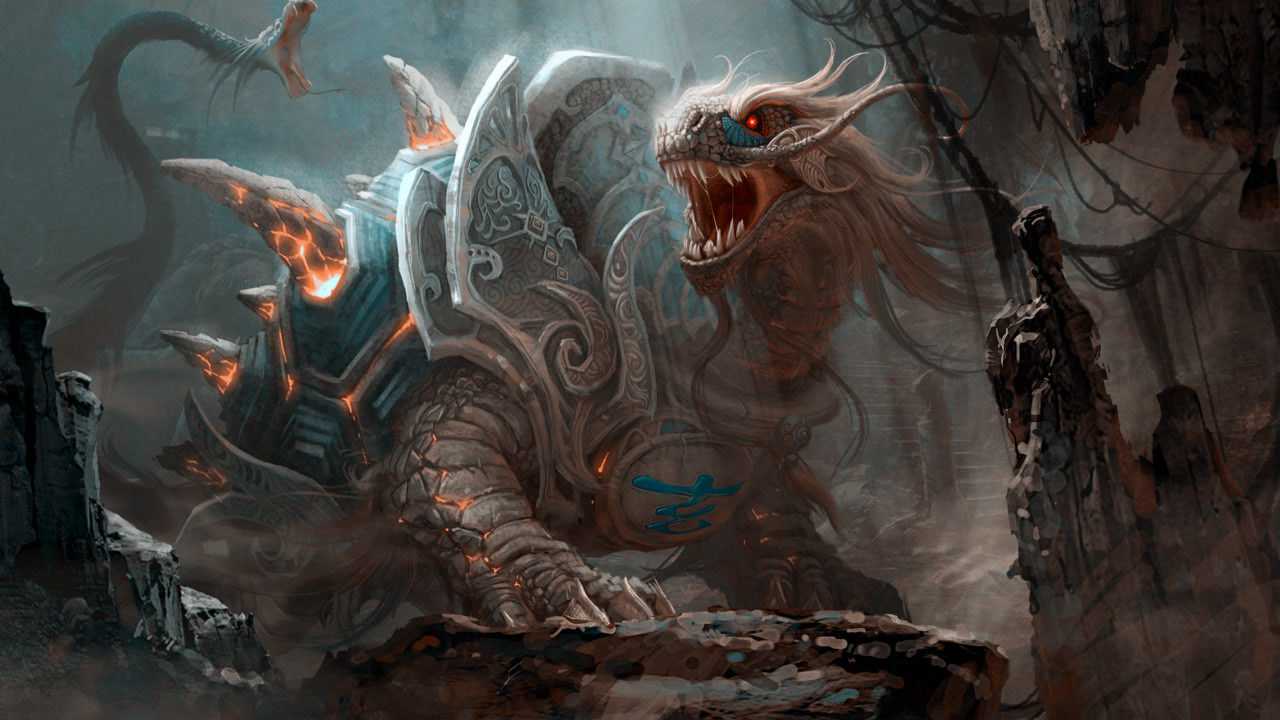 上古神话传说十二祖巫之玄冥为四大神兽之一被女娲砍足撑天了