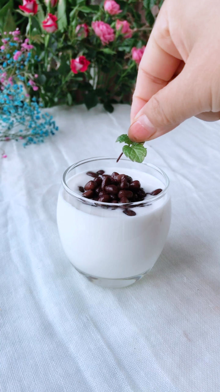 养颜减肥来一杯:红豆酸奶