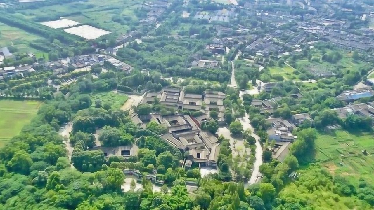 航拍四川:大邑安仁古镇飞行活动花絮