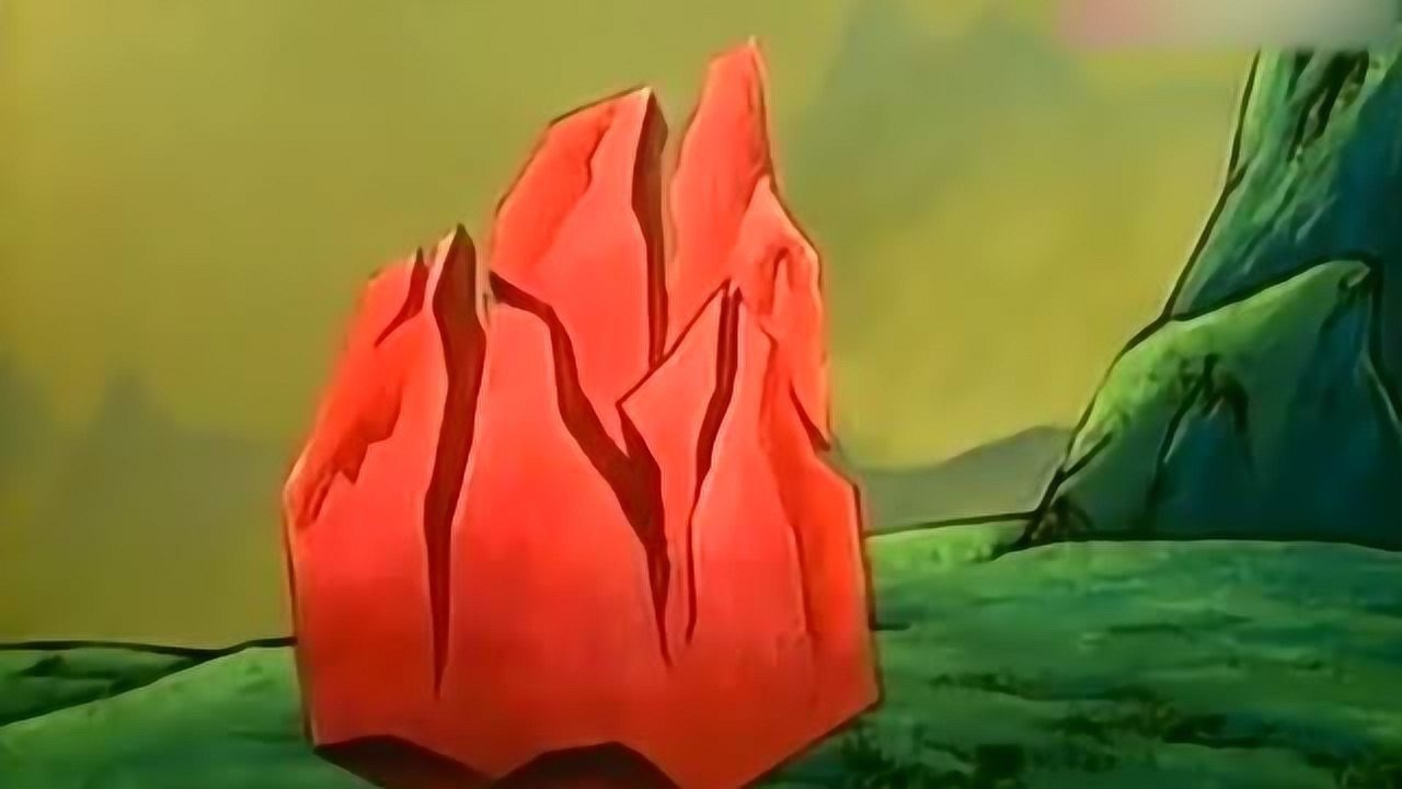 葫芦小金刚蛇精把红葫芦娃从葫芦山上锯下来用金元宝压住了