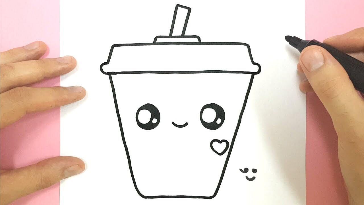 儿童简笔画:饮料杯,宝宝画画