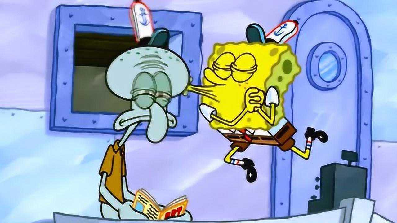 海绵宝宝飞吻章鱼哥,发生什么事了?