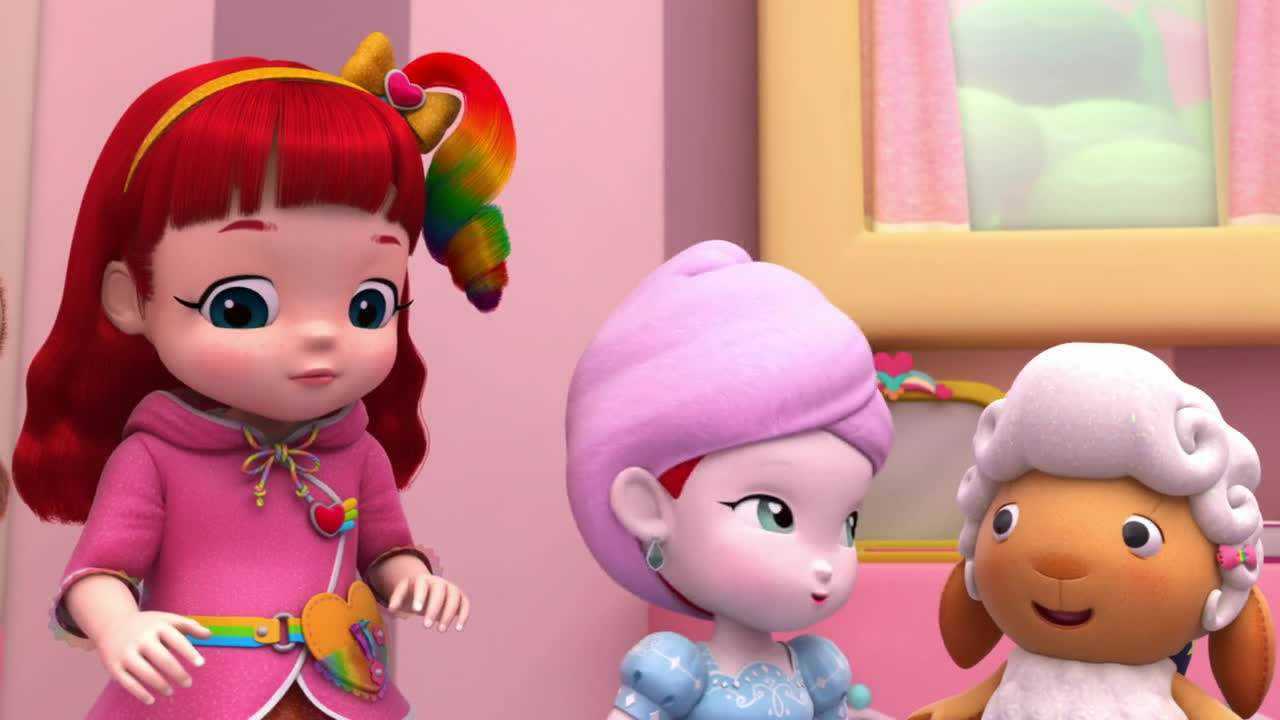 彩虹宝宝公主的头发变红色会不会生气啊