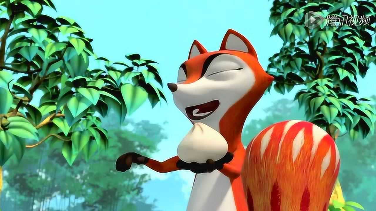 熊猫和小鼹鼠小狐狸是怎么从乌鸦嘴里骗到包子的