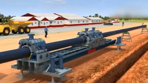 动画演示石油天然气管道施工过程，涨姿势！