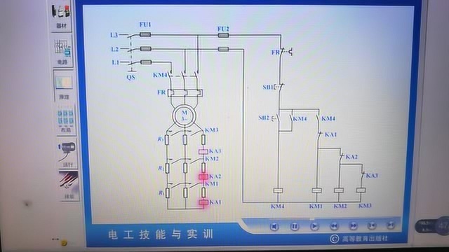 电工仿真软件——电机串电阻降压启动