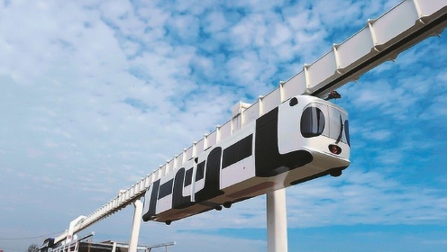中国首辆新型空中列车，已在南京上线，从此“地铁”成为“空铁”！
