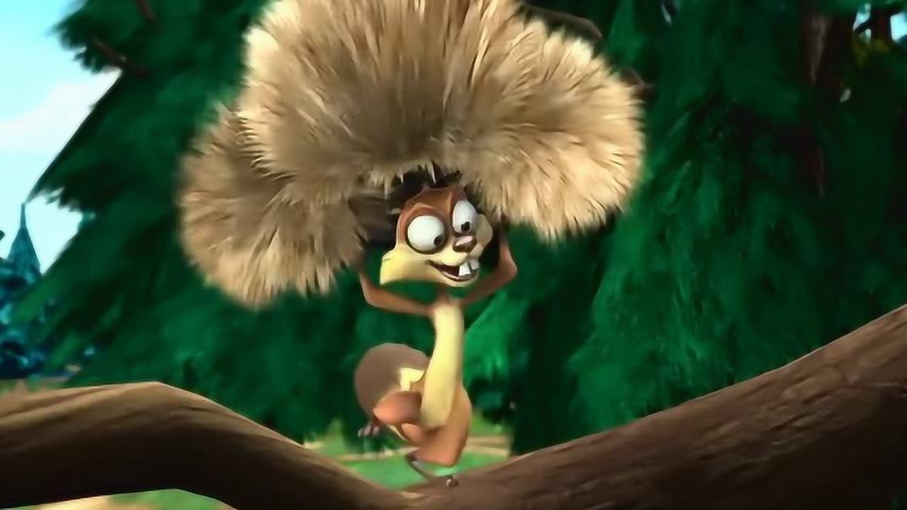 熊出没:小松鼠拿走了光头强的帽子