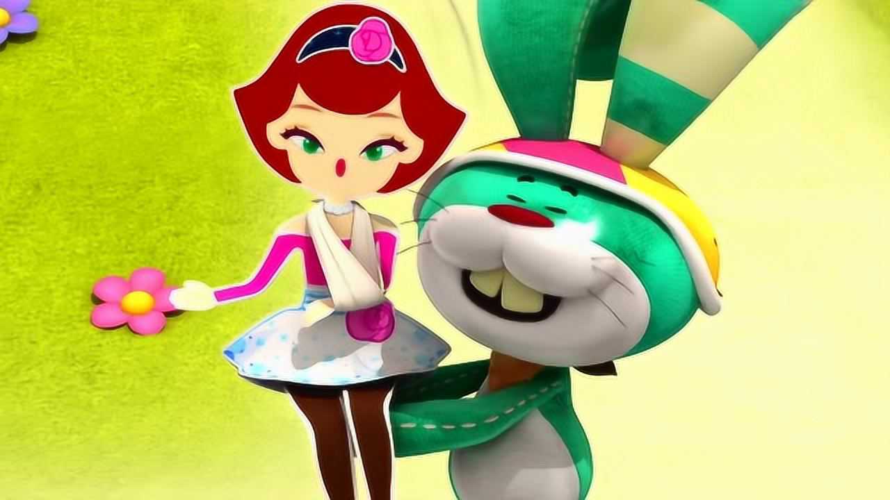 彩虹宝宝彩虹宝宝和伙伴们一起帮忙终于拽出了兔叨叨