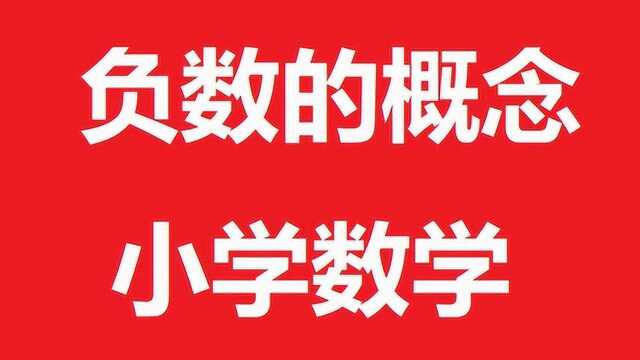 负数的概念,小学数学6年级课外辅导,名师讲解,音之侣视频教程