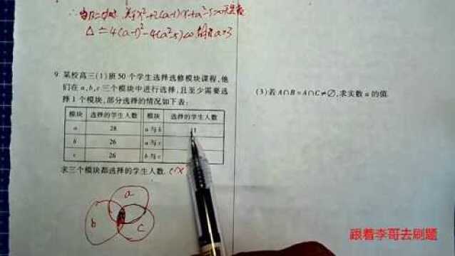 高一数学——交集、并集运算的能力提升训练5