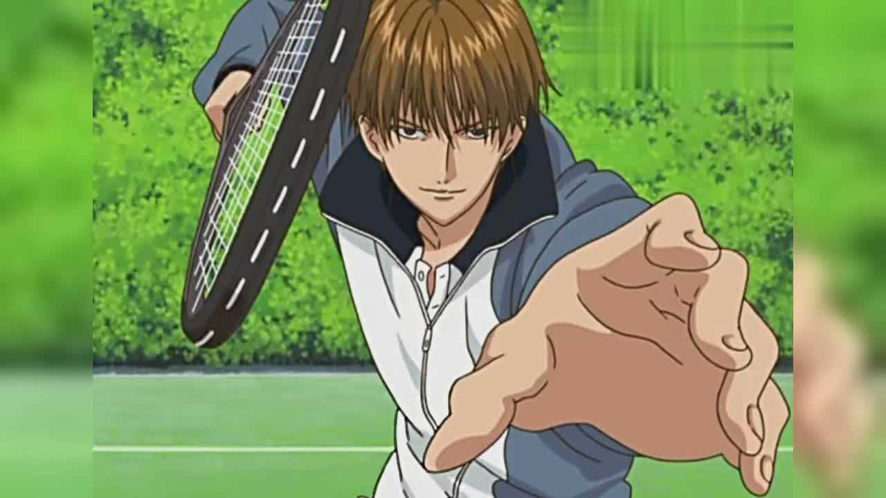 网球王子:乾学长的发球"飞瀑泻地"好强!