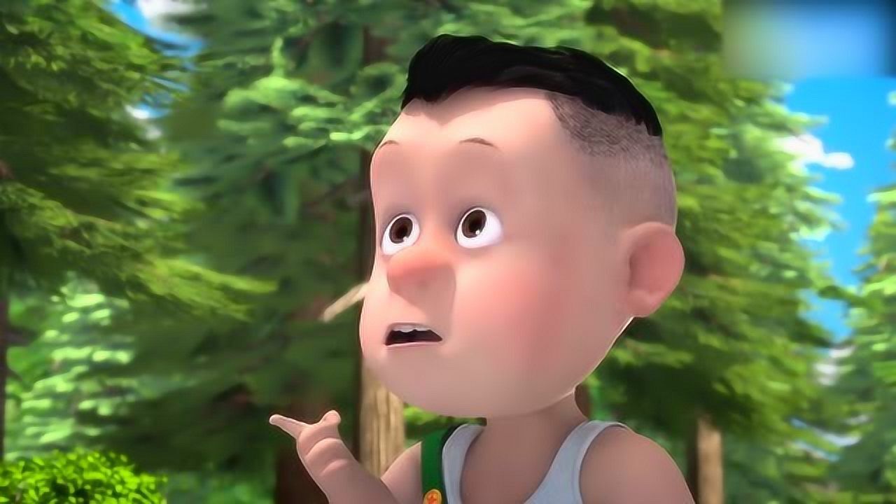 熊熊乐园2光头强和萝卜头比赛挖洞结果完败