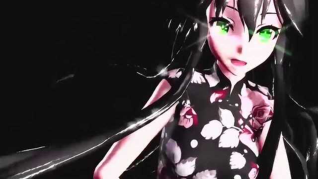 MMD:旗袍唯美洛天依,黑底黑衣秀舞技